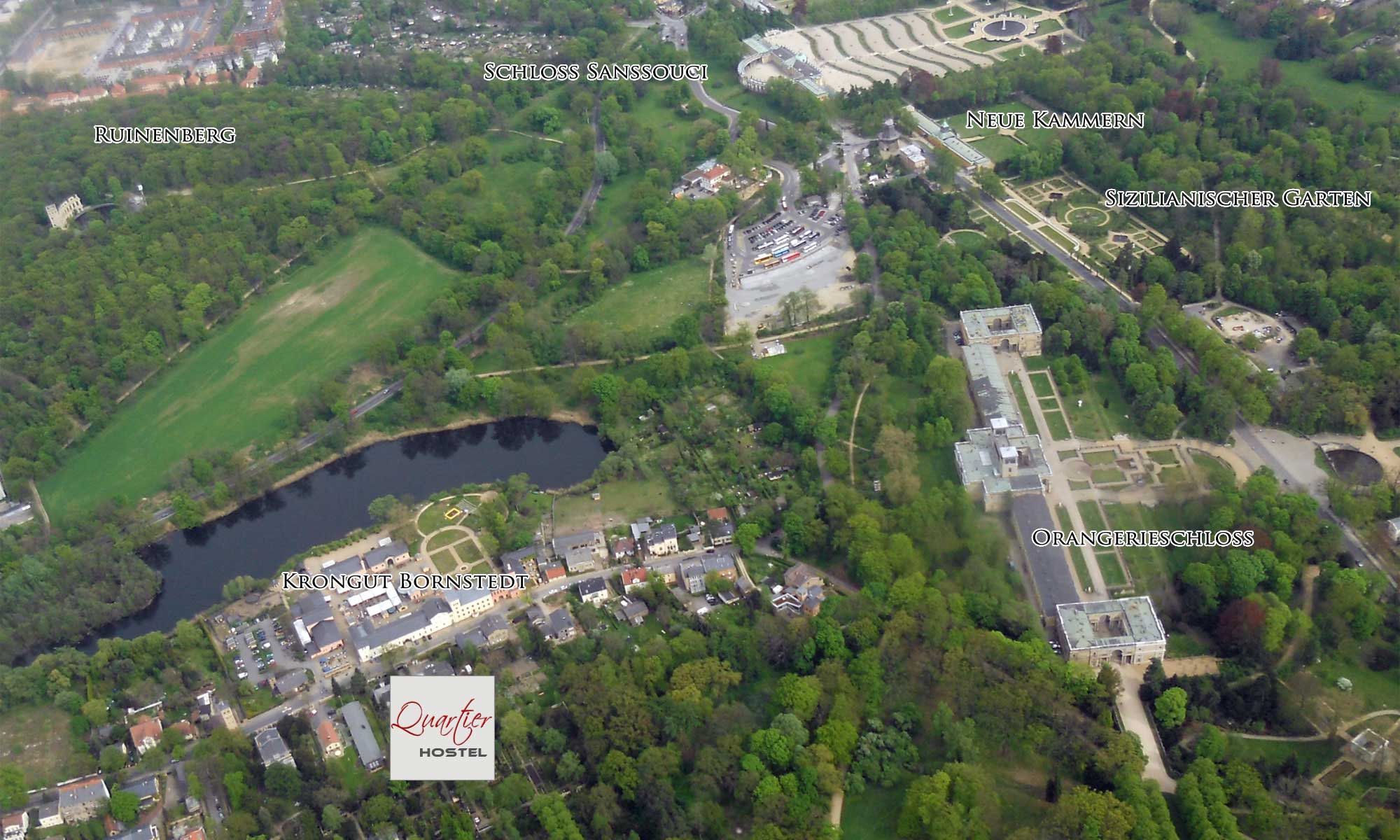 Luftbild Sanssouci