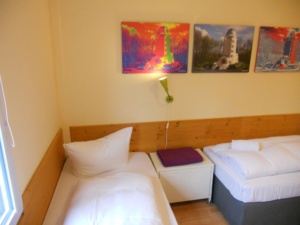 4 Bett Zimmer Damen - Einzelbett - Boxspring