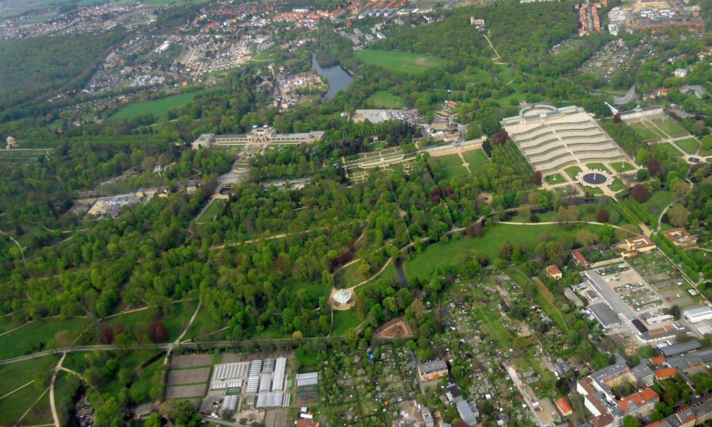 Luftbild Potsdam Sanssouciblick