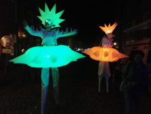 Lichtfeen im Holländichen Viertel